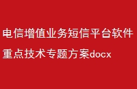ֵҵƽ̨ص㼼רⷽdocx